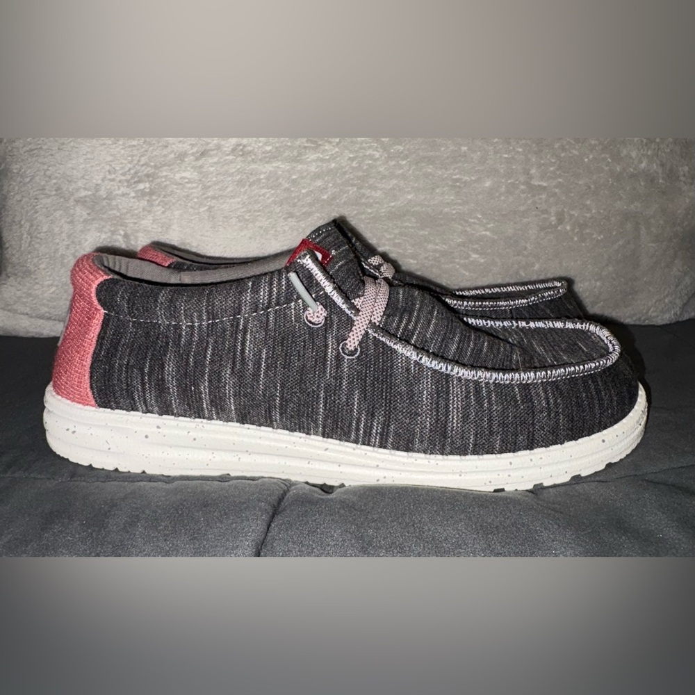 Hey Dude Gray Loafers Slip-Ons Comfortable